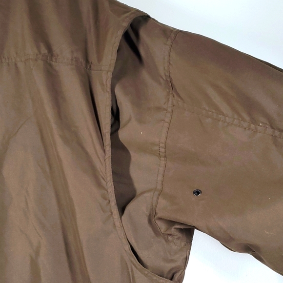 Andrew Marc Additions Gray Fleece Brown Parka Jacket M - Picture 15 of 16